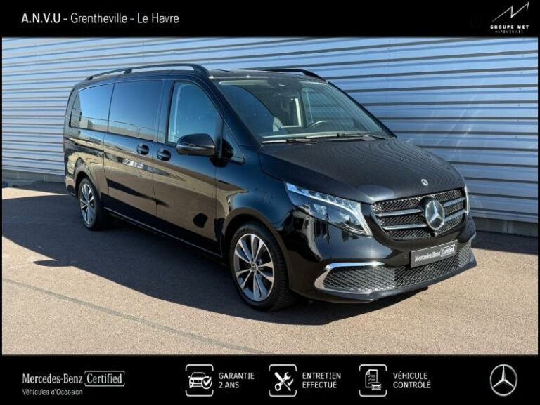 MERCEDES-BENZ-Classe V 300 d Extra-Long  Avantgarde 9G-Tronic Noir obsidienne métallisé-GRENTHEVILLE-1