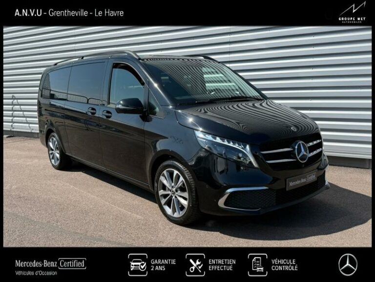 MERCEDES-BENZ-Classe V 300 d Extra-Long  Avantgarde 9G-Tronic Noir obsidienne métallisé-GRENTHEVILLE-1