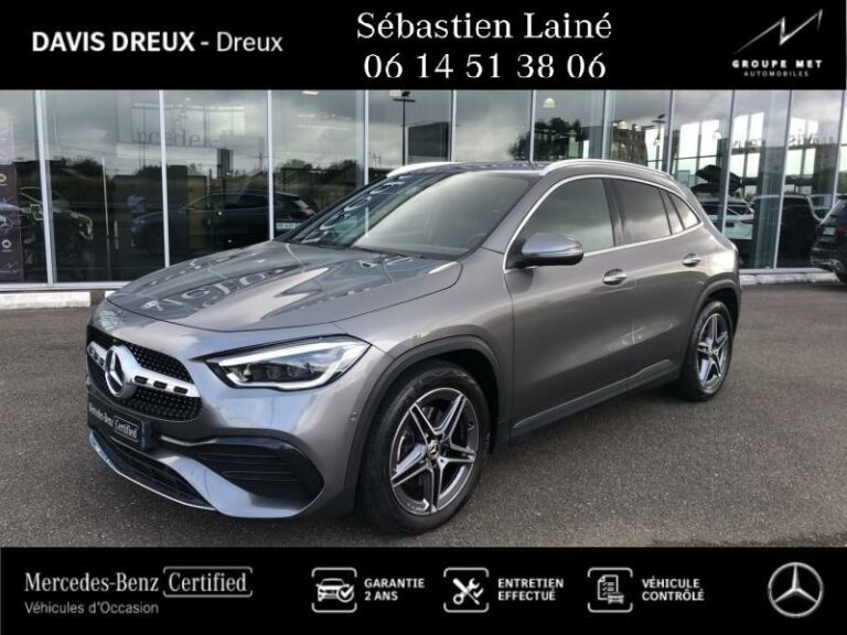 MERCEDES-BENZ-GLA 200 d 150ch AMG Line 8G-DCT Gris montagne métallisé-DREUX-1