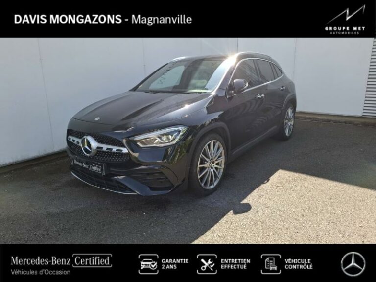 MERCEDES-BENZ-GLA 200 d 150ch AMG Line 8G-DCT Noir cosmos métallisé-MAGNANVILLE-1