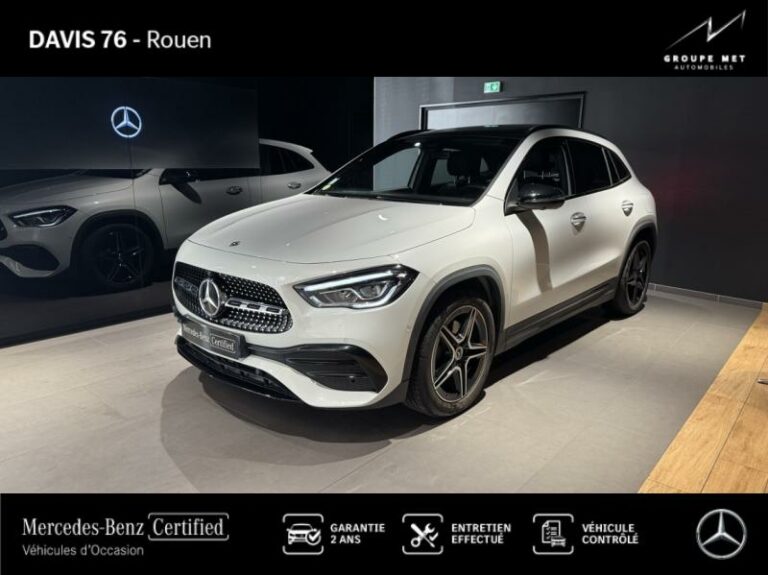 MERCEDES-BENZ-GLA 200 d 150ch AMG Line 8G-DCT Blanc polaire-ROUEN-1