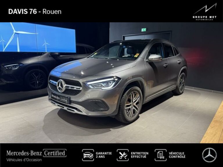 MERCEDES-BENZ-GLA 200 d 150ch Progressive Line 8G-DCT Gris montagne métallisé-ROUEN-1