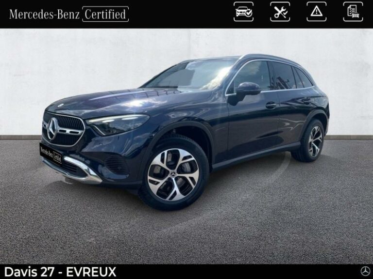 MERCEDES-BENZ-GLC 300 e Hybrid 313ch Business Line 4Matic 9G-Tronic Bleu nautique métallisé-EVREUX-1