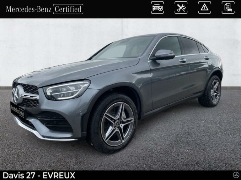 MERCEDES-BENZ-GLC Coupé 300 e 211+122ch AMG Line 4Matic 9G-Tronic Euro6d-T-EVAP-ISC Gris sélénite métallisé-EVREUX-1