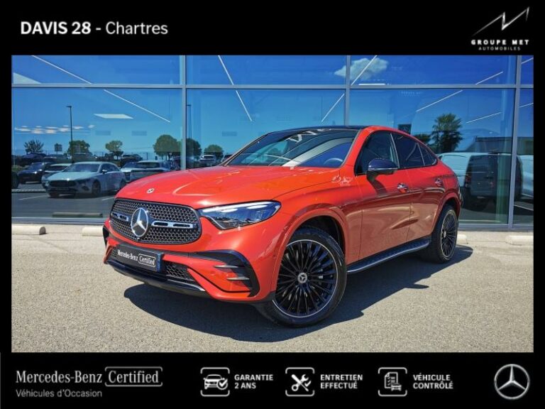 MERCEDES-BENZ-GLC Coupé 300 e Hybrid 204+136ch AMG Line 4Matic 9G-Tronic Rouge Patagonie métallisé MANUFAKTUR-FONTENAY SUR EURE-1
