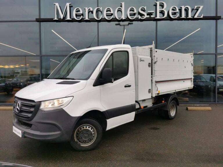 MERCEDES-BENZ-Sprinter CCb 519 CDI 37 3T5 Propulsion 7G-Tronic Plus blanc Alaska-FONTENAY SUR EURE-1