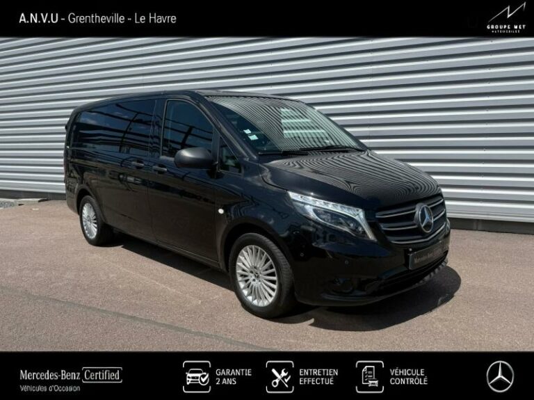 MERCEDES-BENZ-Vito Fg 119 CDI Mixto Long Select Propulsion 9G-Tronic Noir Obsidienne Métallisée-GRENTHEVILLE-1