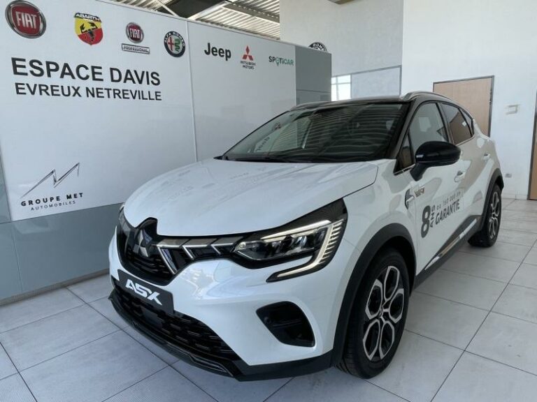 MITSUBISHI-ASX 1.6 MPI HEV 143ch Intense Cristal White spécial/Toit Noir-EVREUX-1