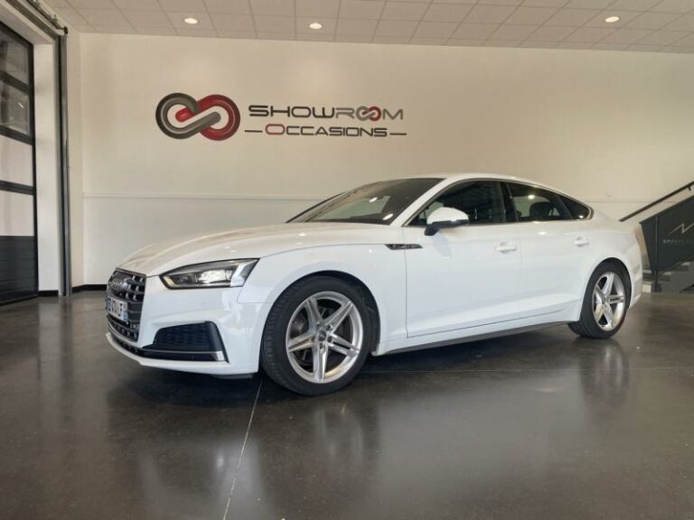 AUDI-A5 Sportback 1.4 TFSI 150ch S line S tronic 7-EVREUX-Blanc Glacier-EV2462-1
