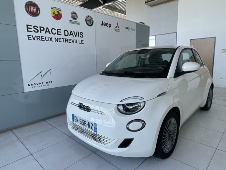 FIAT-500 e 95ch Icône-EVREUX-Blanc-116438-1