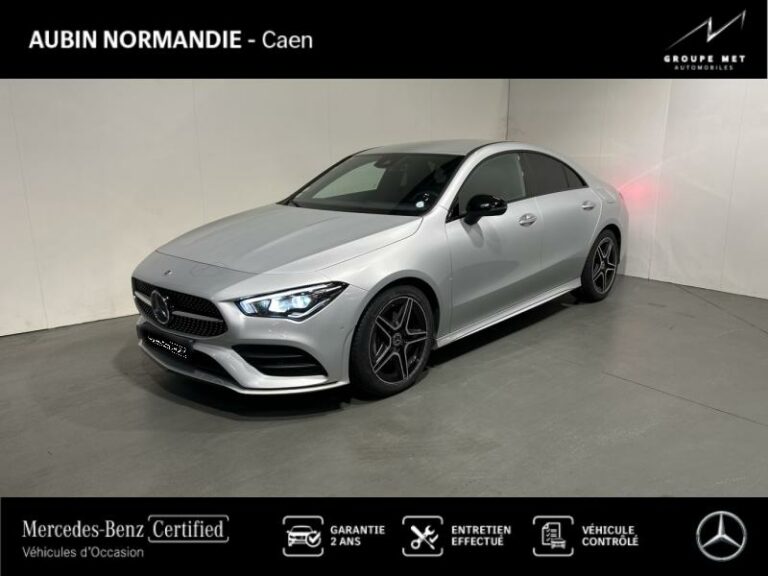 MERCEDES-BENZ-CLA 180 d 116ch AMG Line 8G-DCT-MONDEVILLE-Argent iridium métallisé-A996797-1