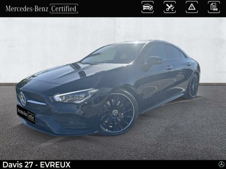 MERCEDES-BENZ-CLA 200 d 150ch AMG Line 8G-DCT 8cv-EVREUX-Noir cosmos métallisé-MEV1121-1