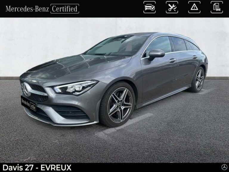 MERCEDES-BENZ-CLA Shooting Brake 200 d 150ch AMG Line 8G-DCT 8cv-EVREUX-Gris montagne métallisé-MEV1160-1