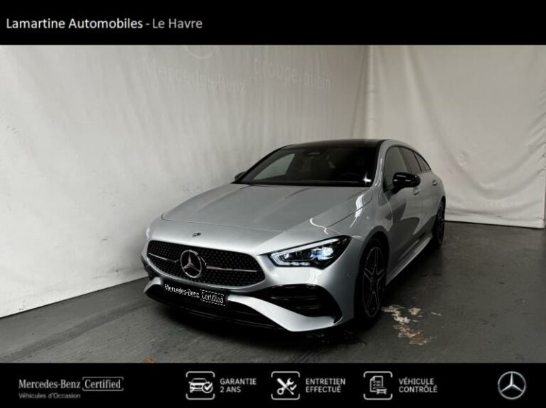 MERCEDES-BENZ-CLA Shooting Brake 200 d 150ch AMG Line 8G-DCT-LE HAVRE-Argent high-tech métallisé-0453127509-1