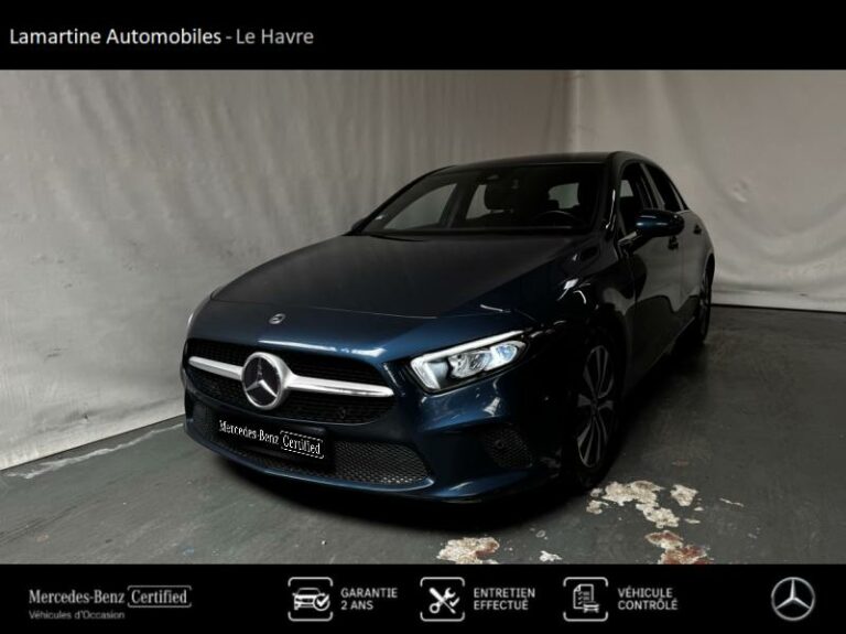 MERCEDES-BENZ-Classe A 180d 116ch Business Line 8G-DCT-LE HAVRE-Bleu denim métallisé-L2024031-1