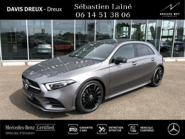 MERCEDES-BENZ-Classe A 200 163ch AMG Line 7G-DCT 9cv-DREUX-Gris montagne métallisé-879987-1