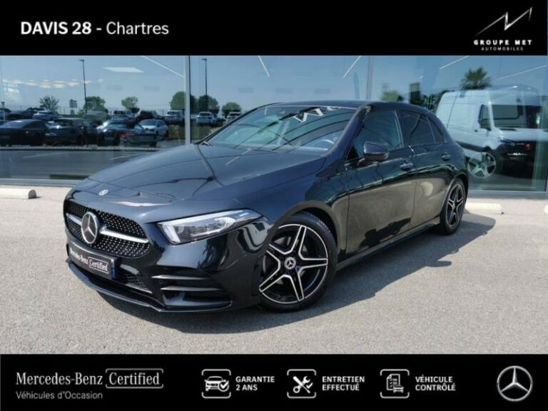 MERCEDES-BENZ-Classe A 200 d 150ch AMG Line 8G-DCT-FONTENAY SUR EURE-Noir cosmos métallisé-FE1489-1
