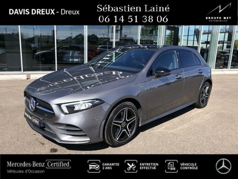 MERCEDES-BENZ-Classe A 250 e 160+102ch AMG Line 8G-DCT 8cv-DREUX-Gris montagne métallisé-549954-1