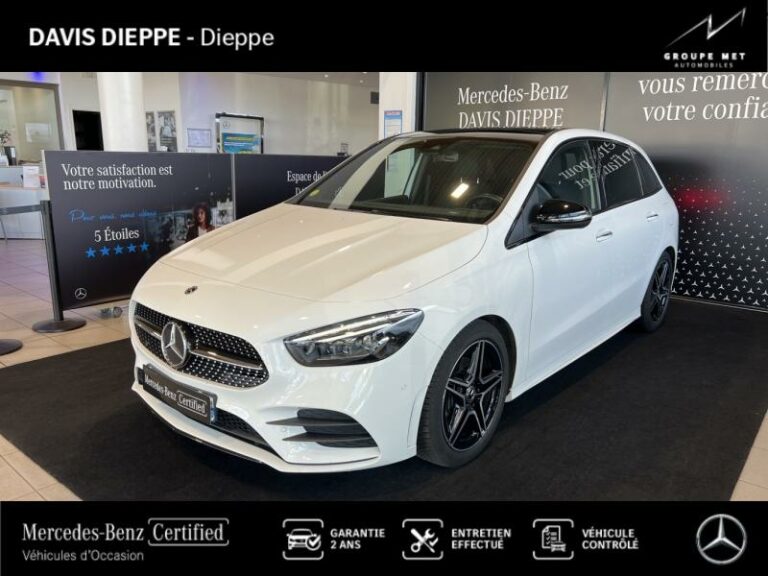 MERCEDES-BENZ-Classe B 200d 150ch AMG Line 8G-DCT-DIEPPE-Noir-DI2581-1