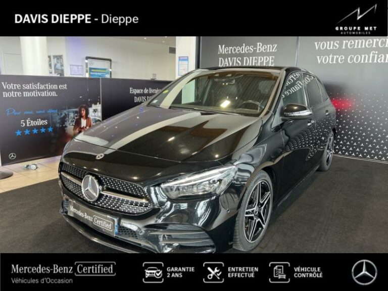 MERCEDES-BENZ-Classe B 200d 150ch AMG Line Edition 8G-DCT 7cv-DIEPPE-Noir-DI2583-1