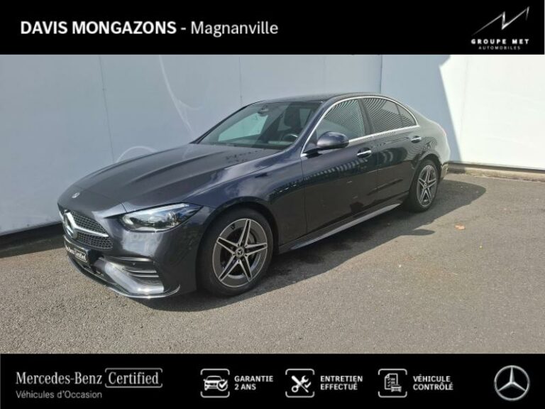 MERCEDES-BENZ-Classe C 220 d 197ch AMG Line 4Matic-MAGNANVILLE-Gris graphite métallisé-MG2578-1