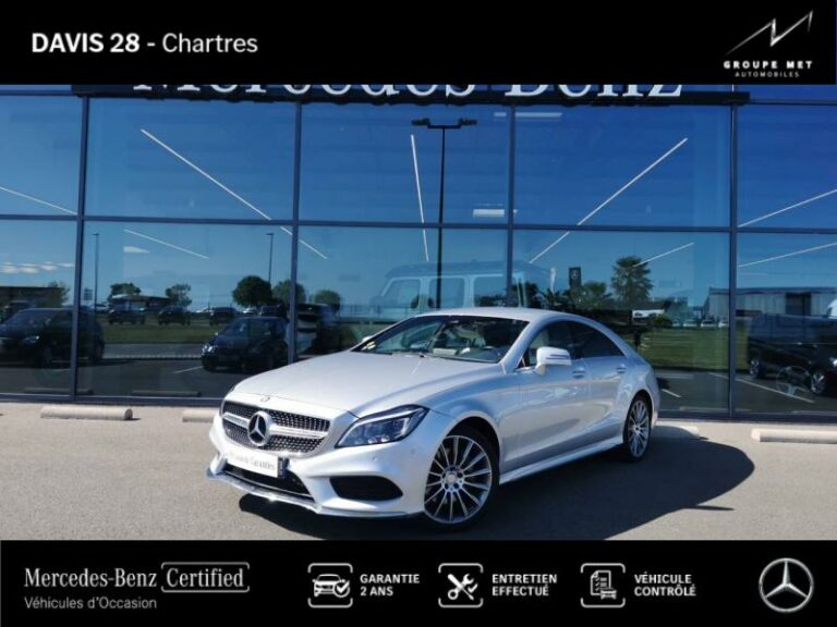 MERCEDES-BENZ-Classe CLS 350 BlueTEC Sportline 9G-Tronic-FONTENAY SUR EURE-Argent iridium-FE1431-1