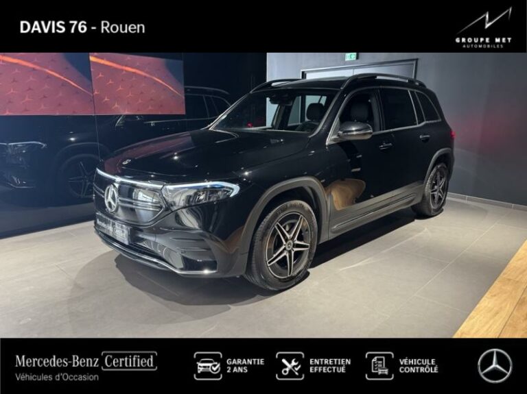 MERCEDES-BENZ-EQB 250 190ch AMG Line-ROUEN-Noir cosmos métallisé-RO2464586-1