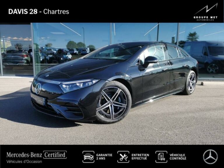 MERCEDES-BENZ-EQS 580 523ch AMG Line 4Matic-FONTENAY SUR EURE-Noir obsidienne métallisé-FE1491-1