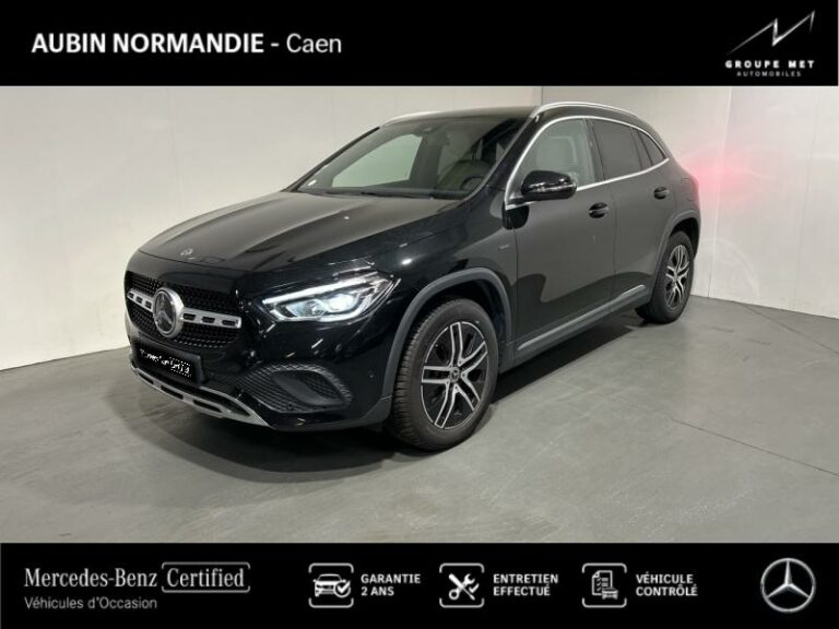 MERCEDES-BENZ-GLA 250 e 160+102ch Progressive Line 8G-DCT-MONDEVILLE-Noir cosmos métallisé-A996793-1