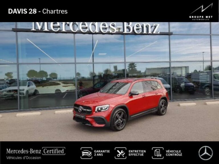 MERCEDES-BENZ-GLB 200 163ch AMG Line 7G DCT-FONTENAY SUR EURE-Rouge Patagonie métallisé MANUFAKTUR-FE1467-1