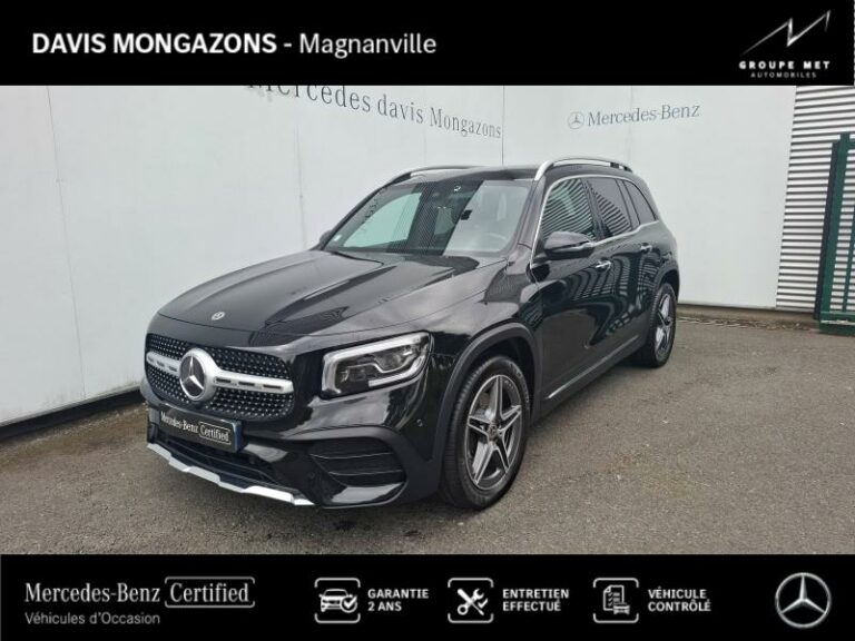 MERCEDES-BENZ-GLB 200d 150ch AMG Line 8G DCT-MAGNANVILLE-Noir cosmos métallisé-MG2580-1