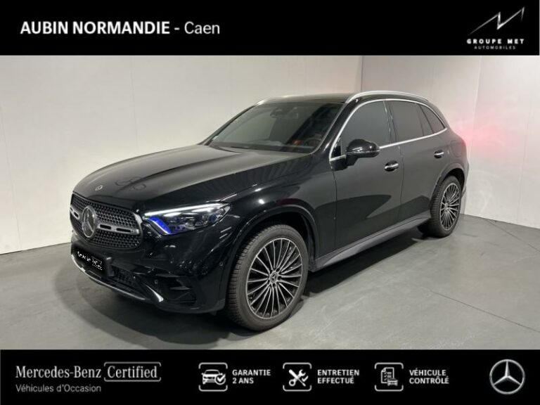 MERCEDES-BENZ-GLC 400 e Hybrid 381ch AMG Line 4Matic 9G-Tronic-MONDEVILLE-Noir obsidienne métallisé-A996812-1