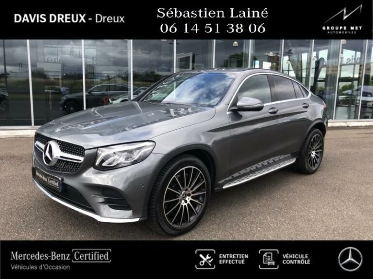MERCEDES-BENZ-GLC Coupé 220 d 170ch Sportline 4Matic 9G-Tronic Euro6c-DREUX-Gris sélénite-DR2977-1