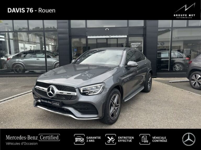 MERCEDES-BENZ-GLC Coupé 300 e 211+122ch AMG Line 4Matic 9G-Tronic Euro6d-T-EVAP-ISC-ROUEN-Gris sélénite métallisé-RO2464606-1