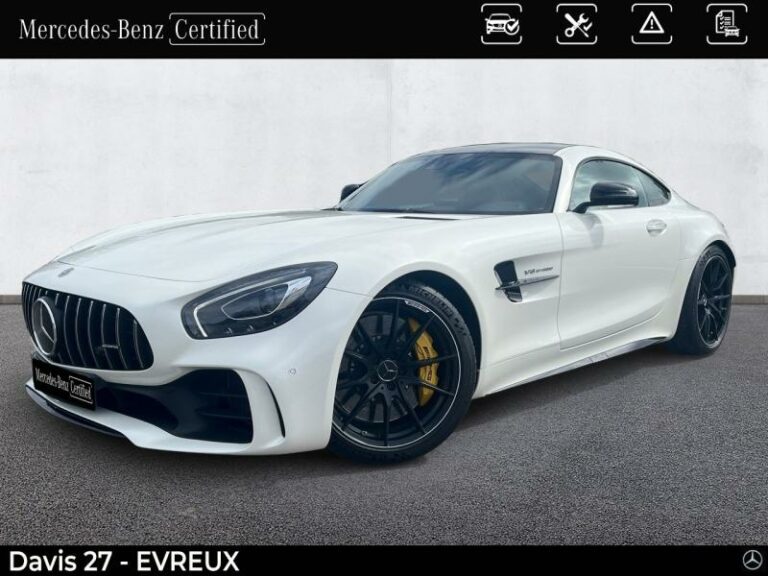 MERCEDES-BENZ-AMG GT 4.0 V8 585ch GT R Blanc diamant finition brillante designo-EVREUX-1