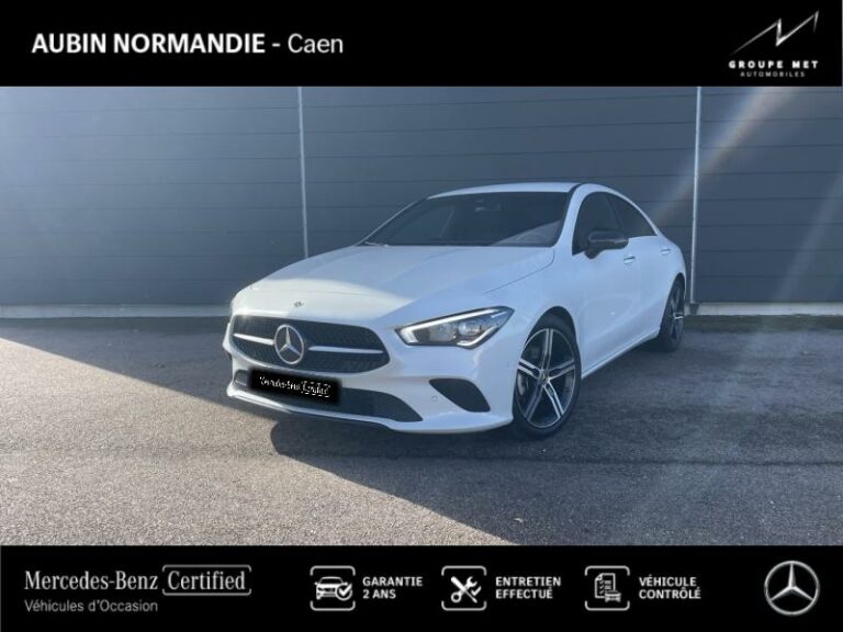 MERCEDES-BENZ-CLA 200 163ch Progressive Line 7G-DCT 9cv Blanc polaire-MONDEVILLE-1