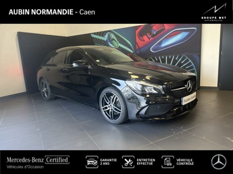 MERCEDES-BENZ-CLA Shooting Brake 220 d Fascination 7G-DCT Noir-MONDEVILLE-1