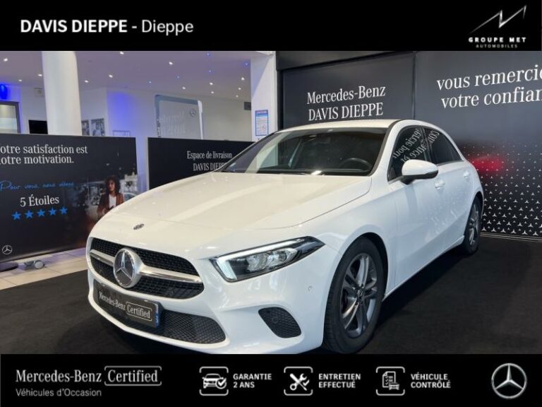 MERCEDES-BENZ-Classe A 160 109ch Style Line Blanc polaire-DIEPPE-1