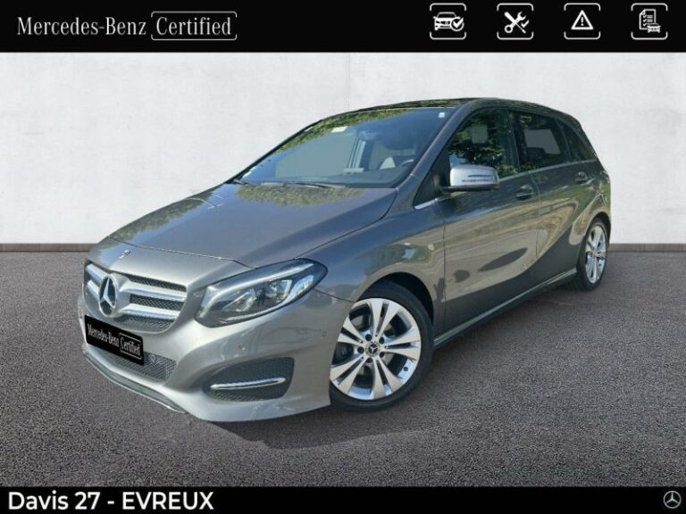 MERCEDES-BENZ-Classe B 200d 136ch Sensation 7G-DCT Gris Montagne-EVREUX-1
