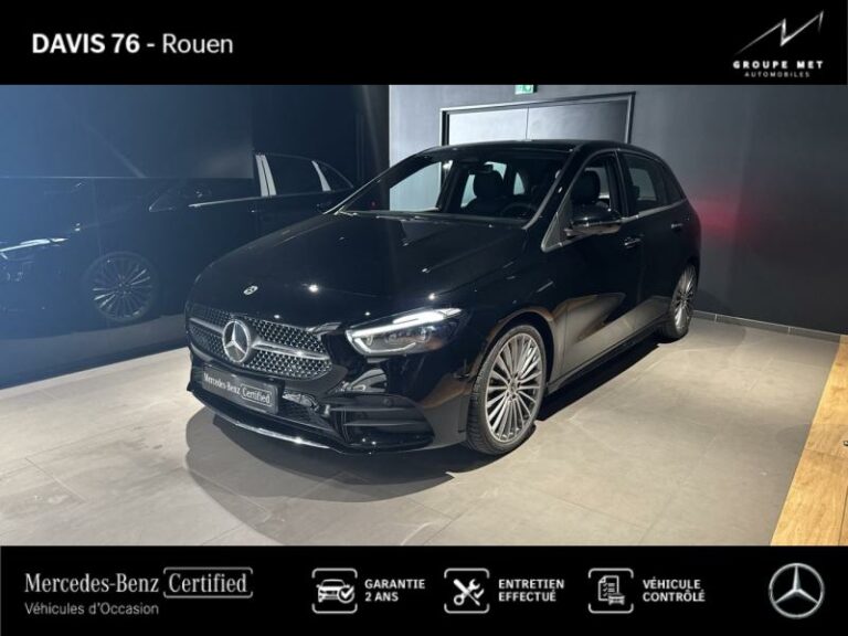 MERCEDES-BENZ-Classe B 200d 150ch AMG Line 8G-DCT Noir cosmos métallisé-ROUEN-1