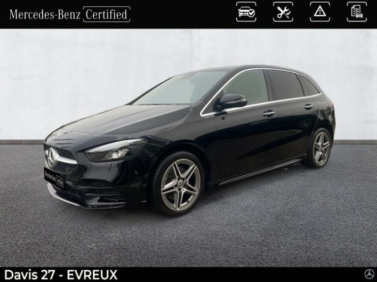 MERCEDES-BENZ-Classe B 250 e 160+102ch AMG Line Edition 8G-DCT Noir cosmos métallisé-EVREUX-1