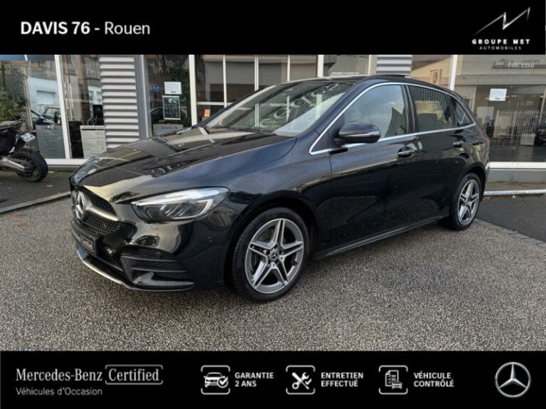 MERCEDES-BENZ-Classe B 250 e 163+109ch AMG Line 8G-DCT Noir cosmos métallisé-ROUEN-1