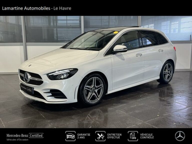 MERCEDES-BENZ-Classe B 250 e 163+109ch AMG Line 8G-DCT Blanc polaire-ST ROMAIN DE COLBOSC-1
