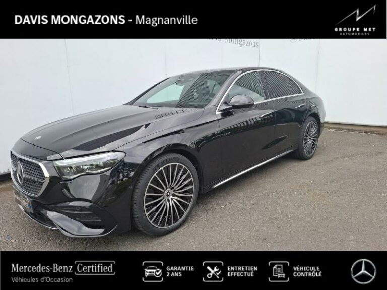 MERCEDES-BENZ-Classe E 300 e Hybrid EQ 204+129ch AMG Line 9G-Tronic Noir-MAGNANVILLE-1
