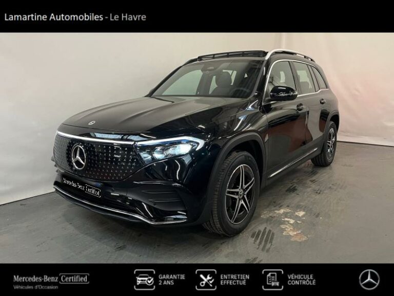 MERCEDES-BENZ-EQB 250+ 190ch AMG Line Noir cosmos métallisé-LE HAVRE-1