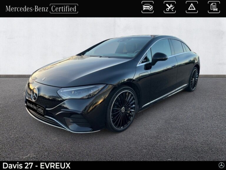 MERCEDES-BENZ-EQE 300 245ch AMG Line Noir obsidienne métallisé-EVREUX-1