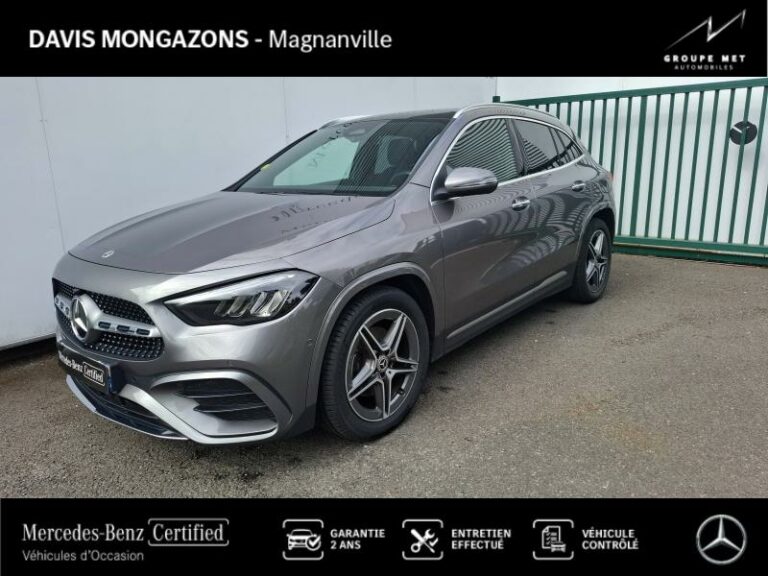 MERCEDES-BENZ-GLA 200 d 150ch AMG Line 8G-DCT Gris montagne métallisé-MAGNANVILLE-1