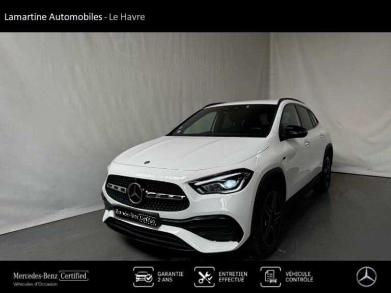 MERCEDES-BENZ-GLA 250 e 160+102ch AMG Line 8G-DCT Blanc polaire-LE HAVRE-1