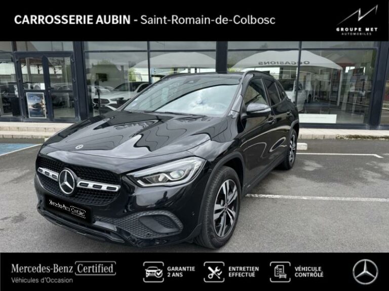 MERCEDES-BENZ-GLA 250 e 160+102ch Business Line 8G-DCT Noir-ST ROMAIN DE COLBOSC-1