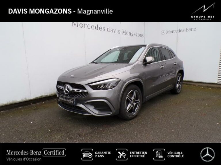 MERCEDES-BENZ-GLA 250 e 218ch AMG Line 8G-DCT Gris montagne métallisé-MAGNANVILLE-1